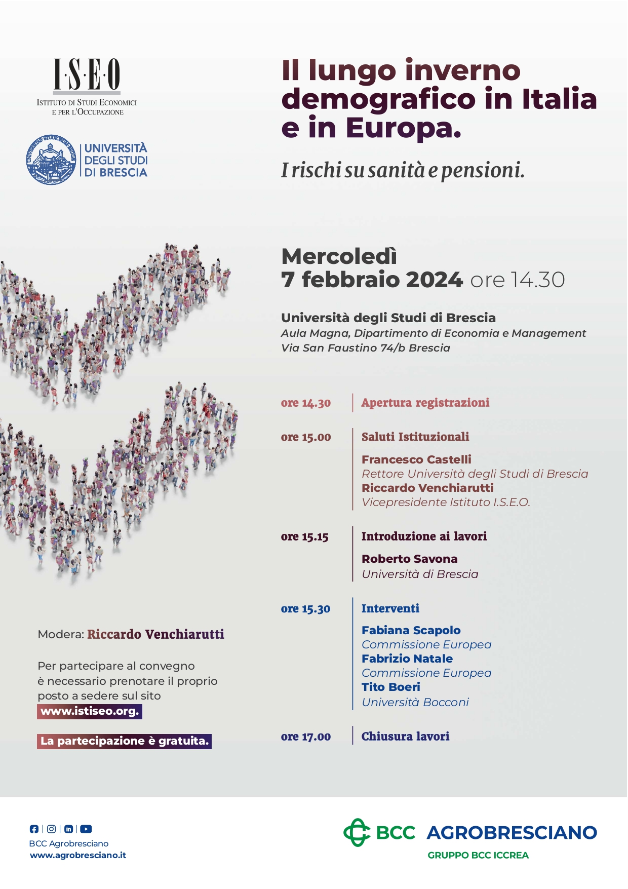 CONVEGNO Il lungo inverno demografico in Italia e in Europa 7.2.2024